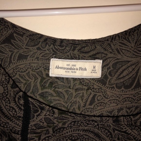 Abercrombie & Fitch Flared Witchy Top w Lace - Picture 3 of 5